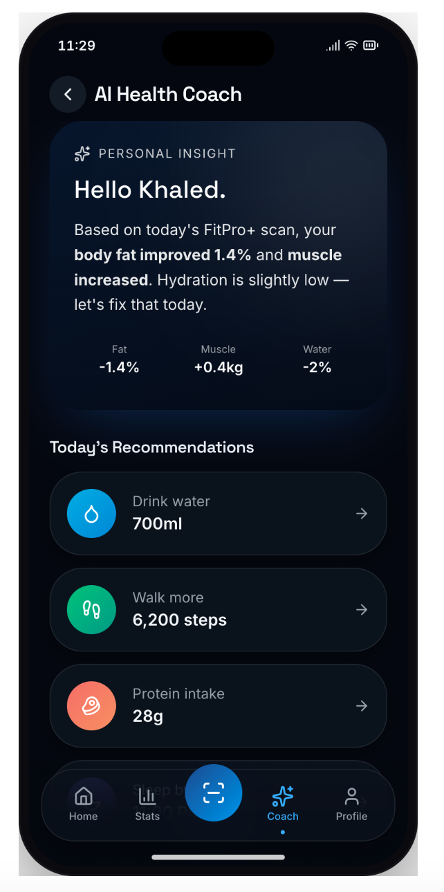 App screen