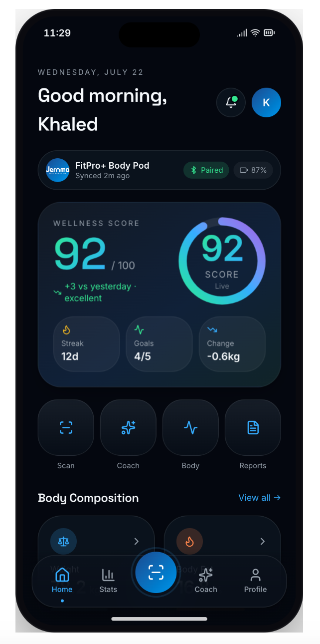 App screen
